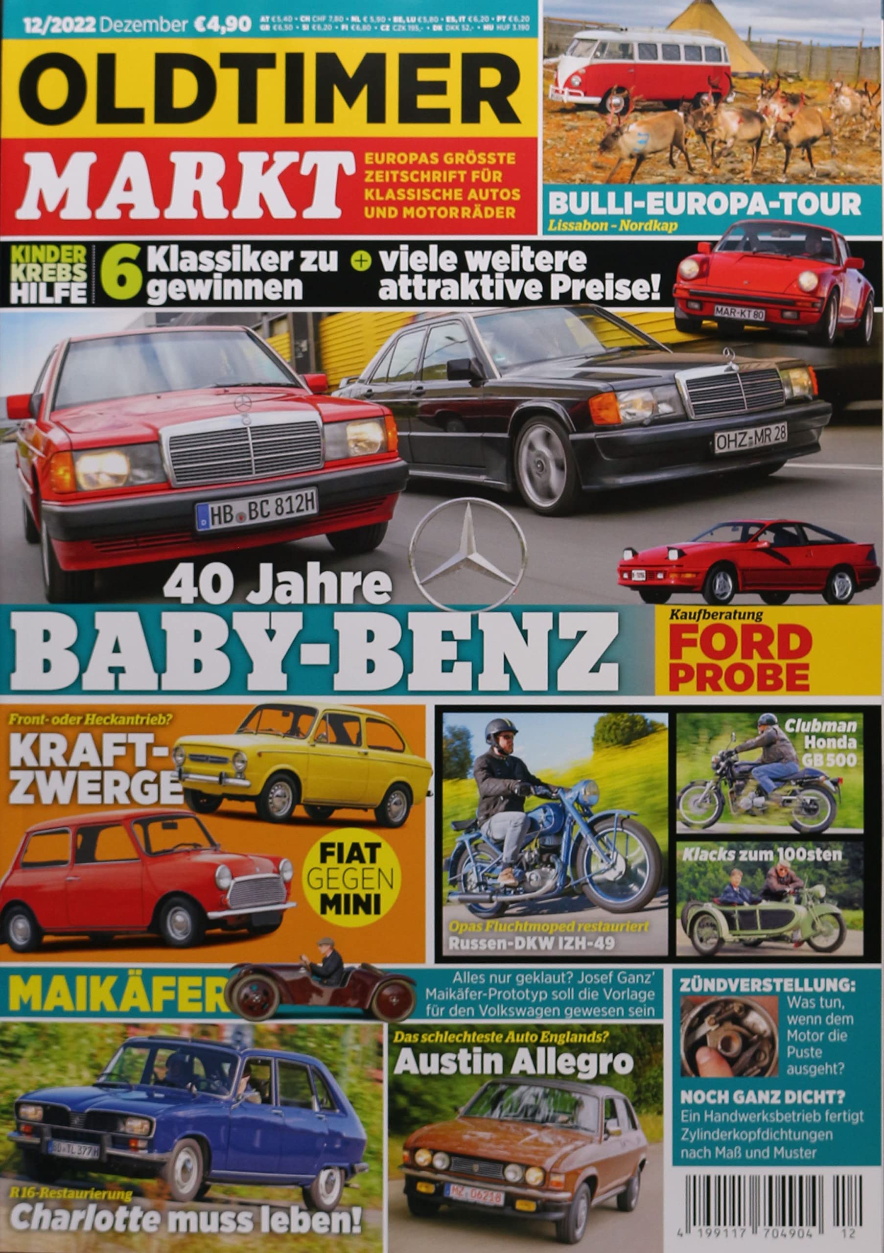 OLDTIMER MARKT 12/2022 "40 Jahre Baby-Benz" Business & Technology