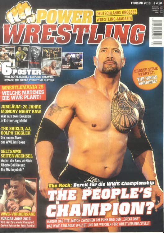 POWER WRESTLING 2/2013 "The Rock - The People`s Champion?" Leisure & Fun