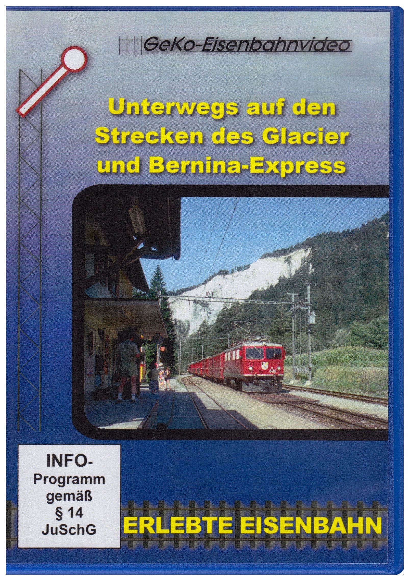 Unterwegs auf den Strecken des Glacier und Bernina-Express Films