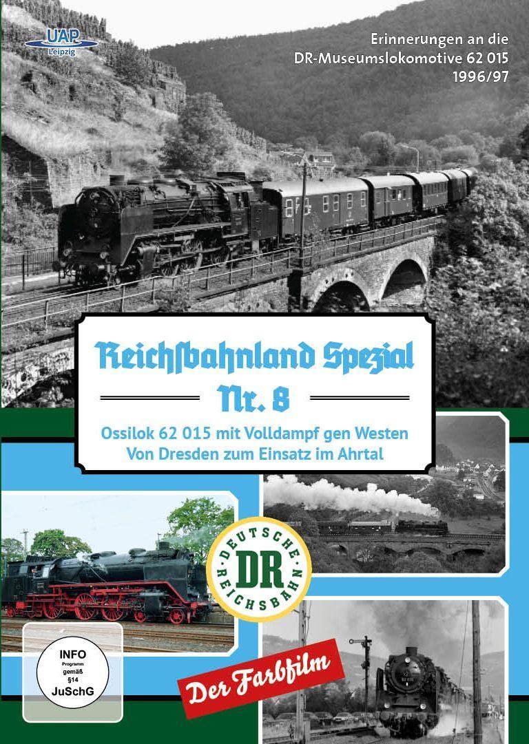 Reichsbahnland DDR 8 Spezial - Ossilok 62015 - Mit Volldampf gen Westen Films