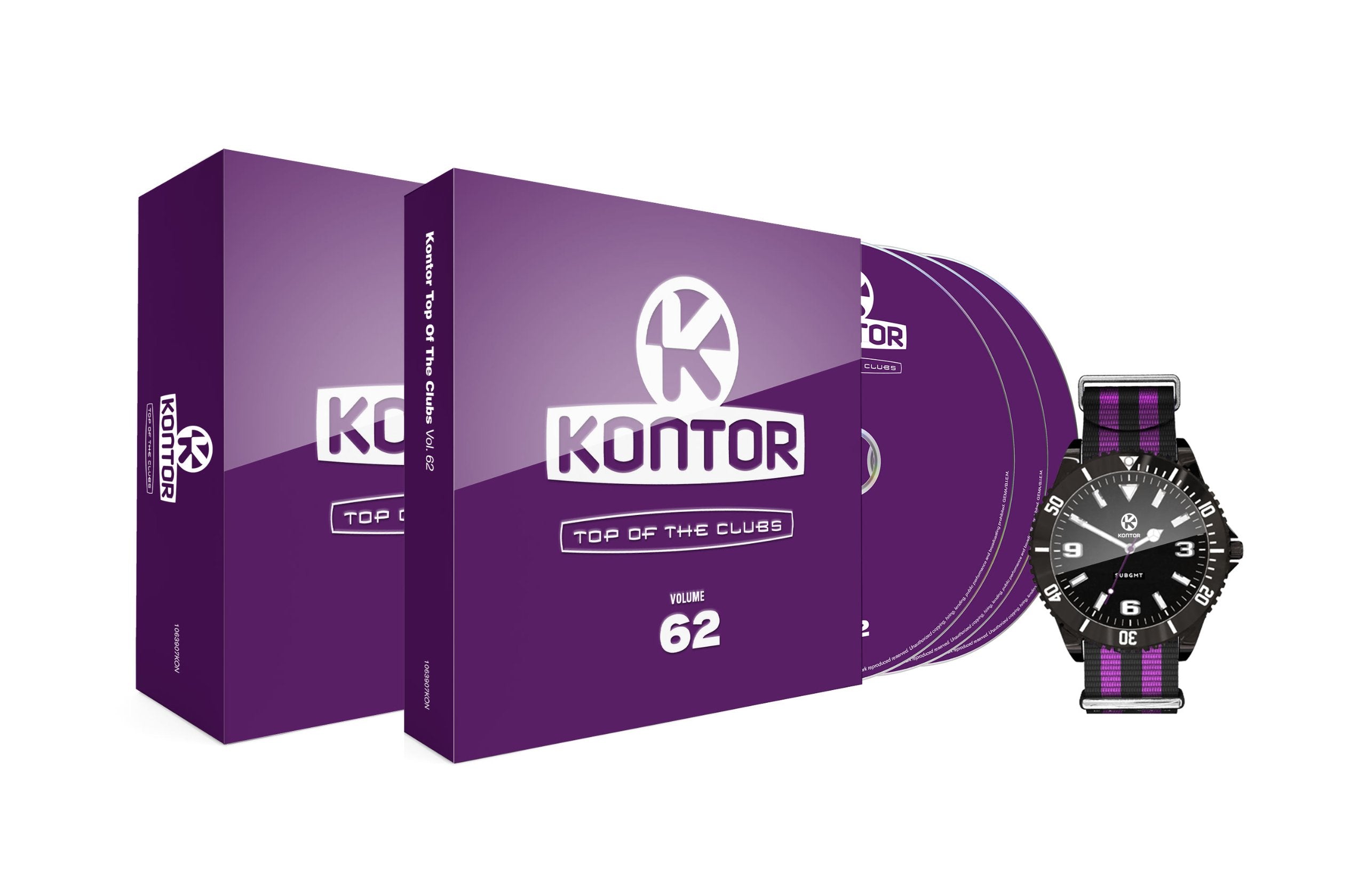 Kontor Top of the Clubs Vol.62 (Limited Edition inkl. Armbanduhr) Dance & Electronic