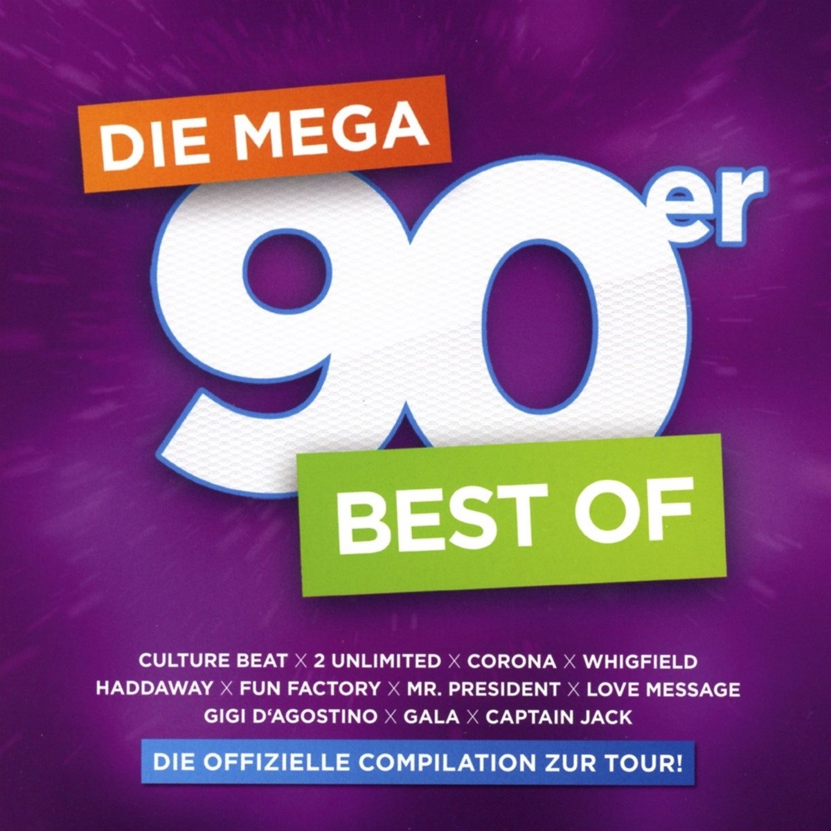 Die Mega 90er: Best Of Offizielle Compilation Z.Tour Rock