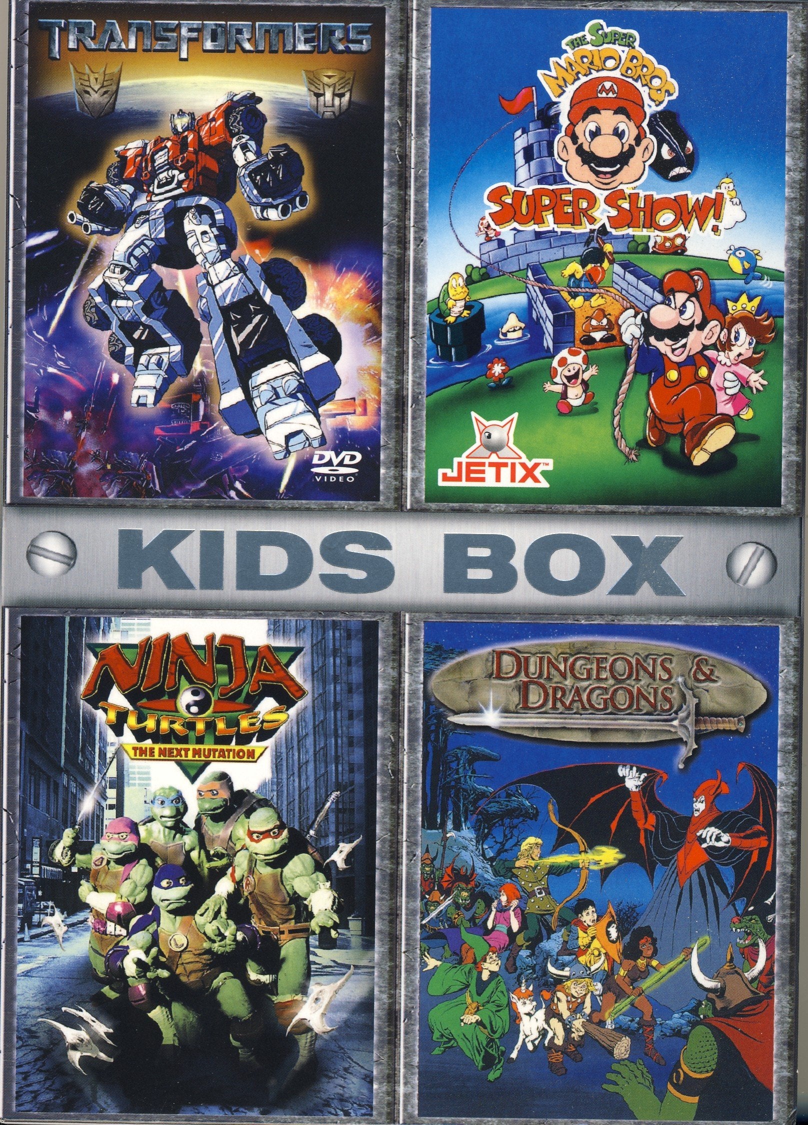Kids Box (Transformers, Super Mario Show, Ninja Turtles, Dungeons & Dragons) Films