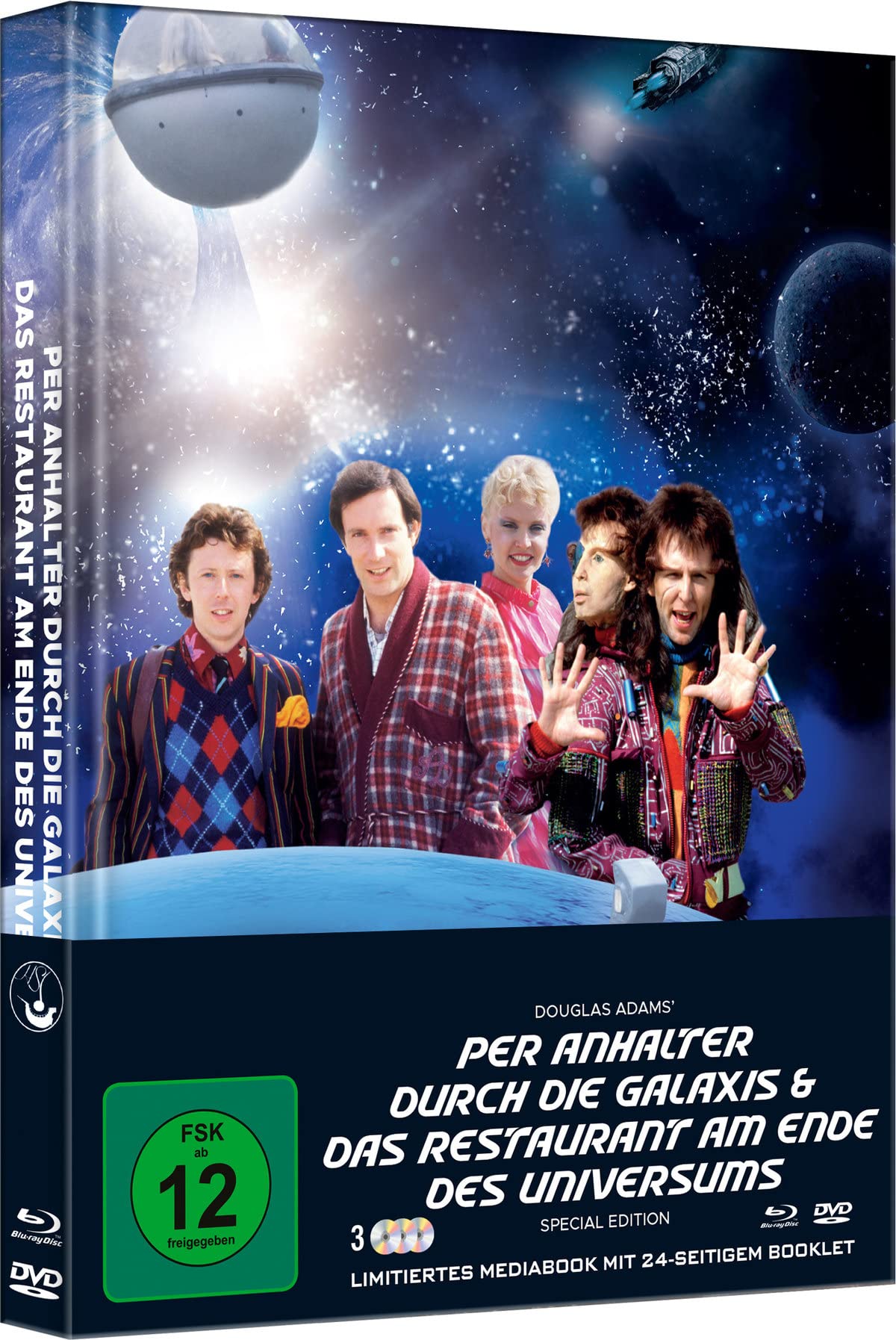 Per Anhalter durch die Galaxis & Das Restaurant am Ende des Universums - Mediabook - Cover B - Limited Edition auf 333 Stück (+ DVD) Movies