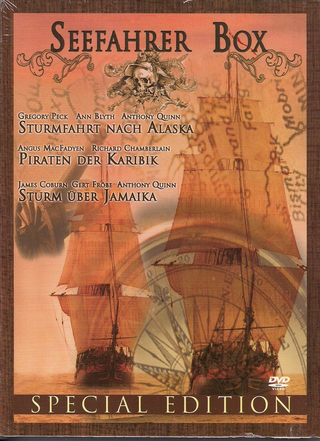 Seefahrer Box: Piraten der Karibik / Sturm über Jamaika / Sturm nach Alaska (Holzbox) Movies