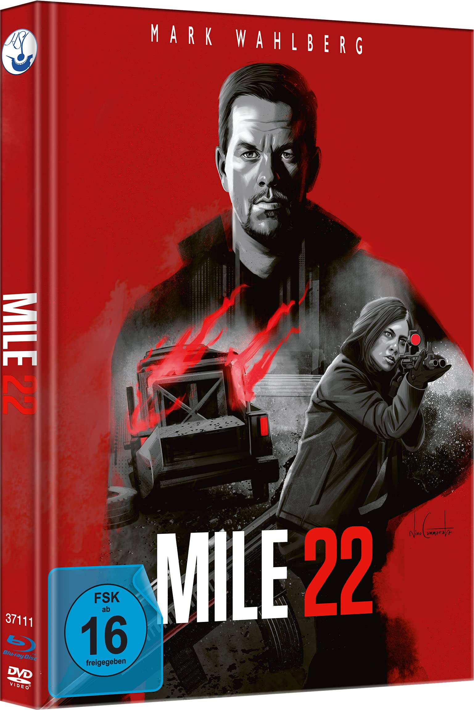 Mile 22 - Mediabook - Cover B - Limited Edition auf 444 Stück (+ DVD) Films