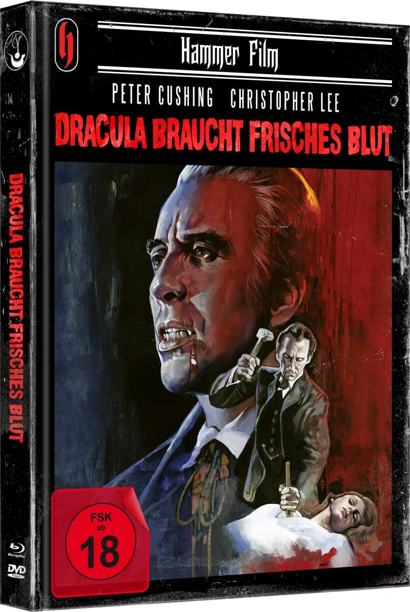 Dracula braucht frisches Blut - Cover B (Uncut Limited Mediabook, Hammer Film-Edition) Movies