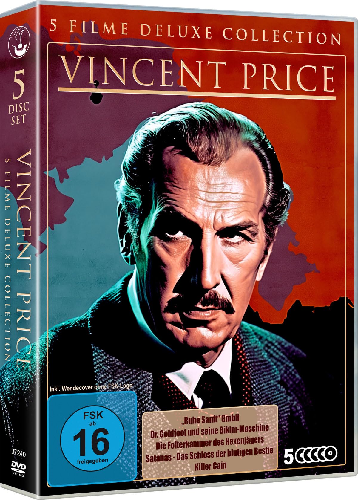 Vincent Price - Deluxe Collection (5 DVD-Box mit Wendecover) Films