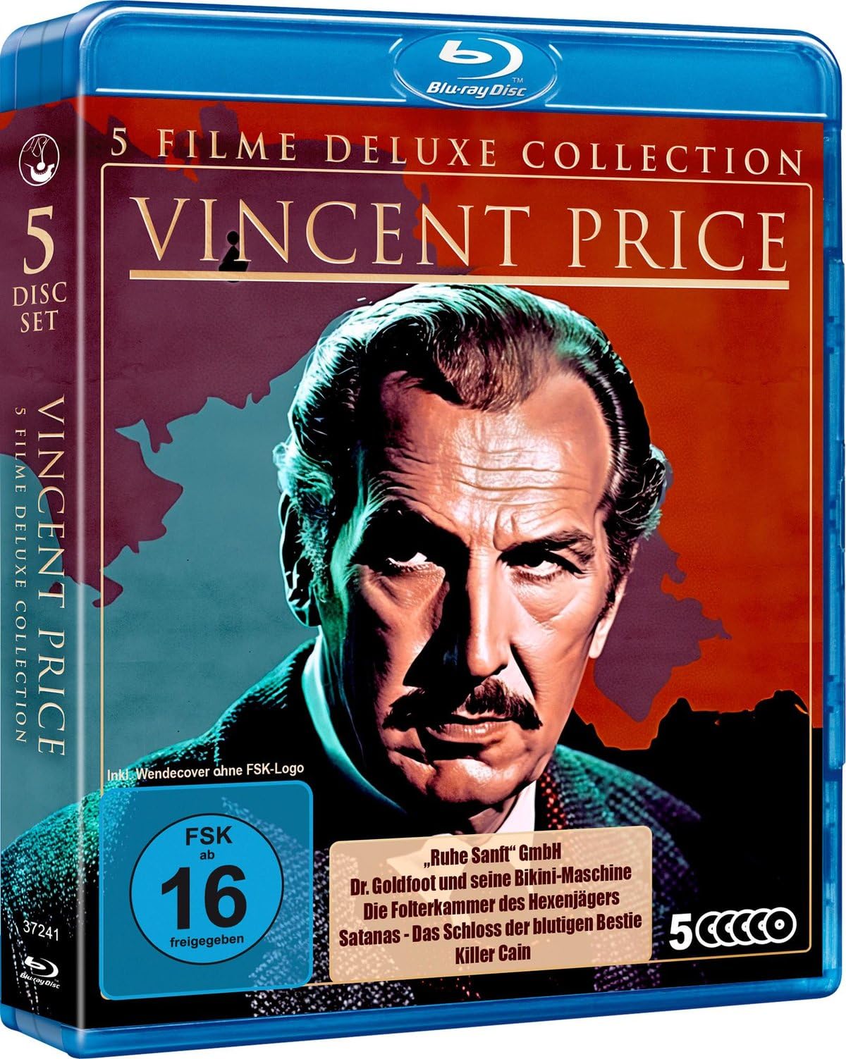 Vincent Price - Deluxe Collection (5 Blu-ray-Box mit Wendecover) Films