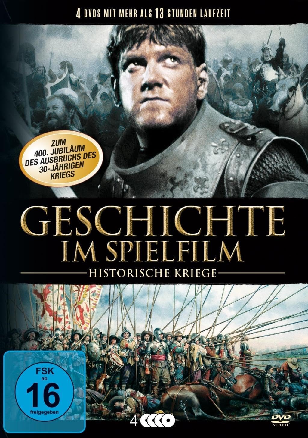 Geschichte im Spielfilm,4 DVD: Historische Kriege Films