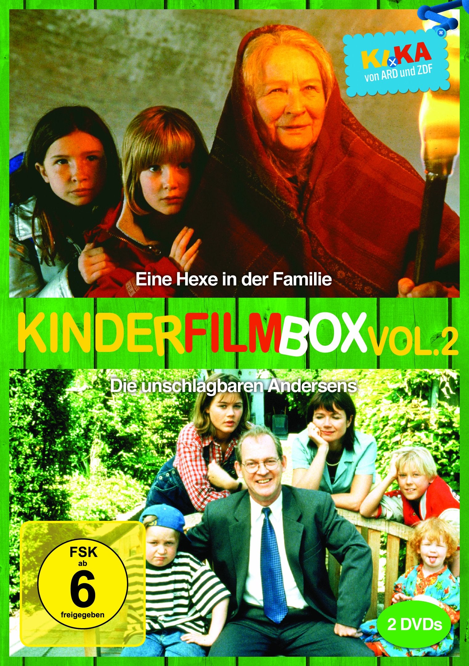 Kinderfilmbox Vol. 2 - Eine Hexe in der Familie / Die unschlagbaren Andersens, 2 DVDs Movies