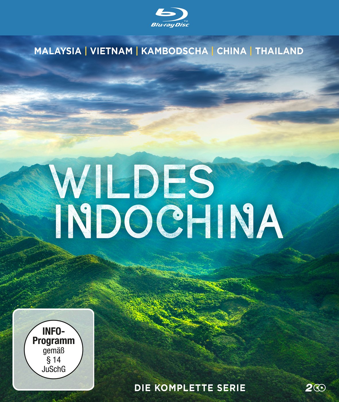 Wildes Indochina,1 Blu-ray: Malaysia / Vietnam / Kambodscha / China / Thailand.Deutschland Movies