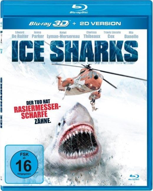 Ice Sharks 3D,1 Blu-ray: Der Tod hat rasiermesserscharfe Zähne.USA Films