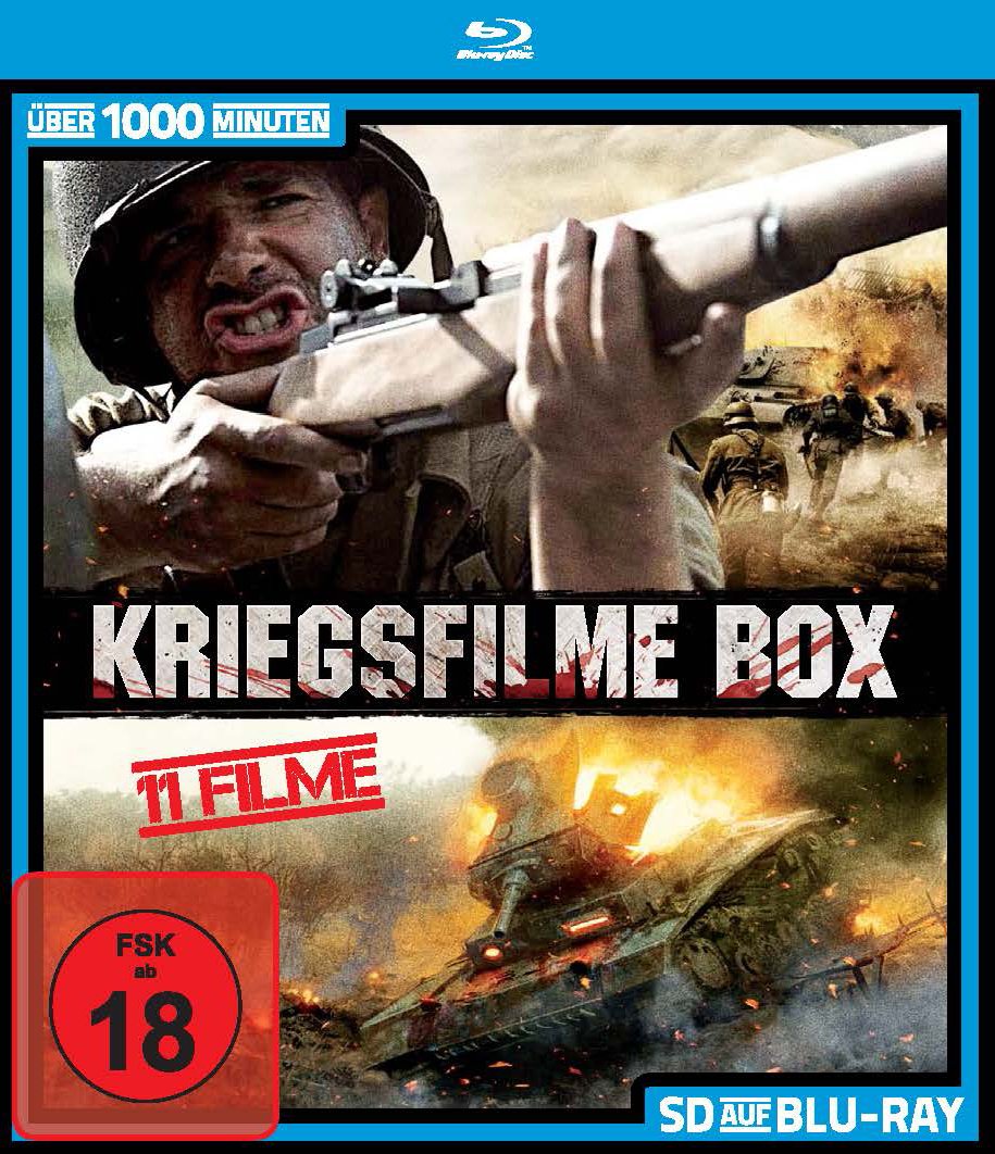 Kriegsfilme Box - 11 Filme (SD auf Blu-ray) Films