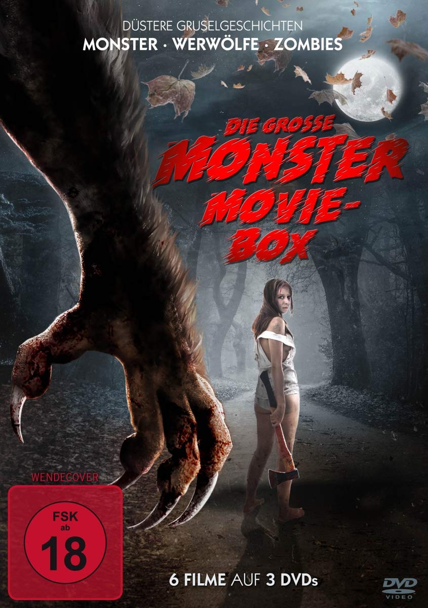 Die große Monster Movie-Box - (6 Filme) - - (Dartmoor Beast, Darkest Day, The Hollow Child, Uncaged, Tank 432, Dead Sea) Movies