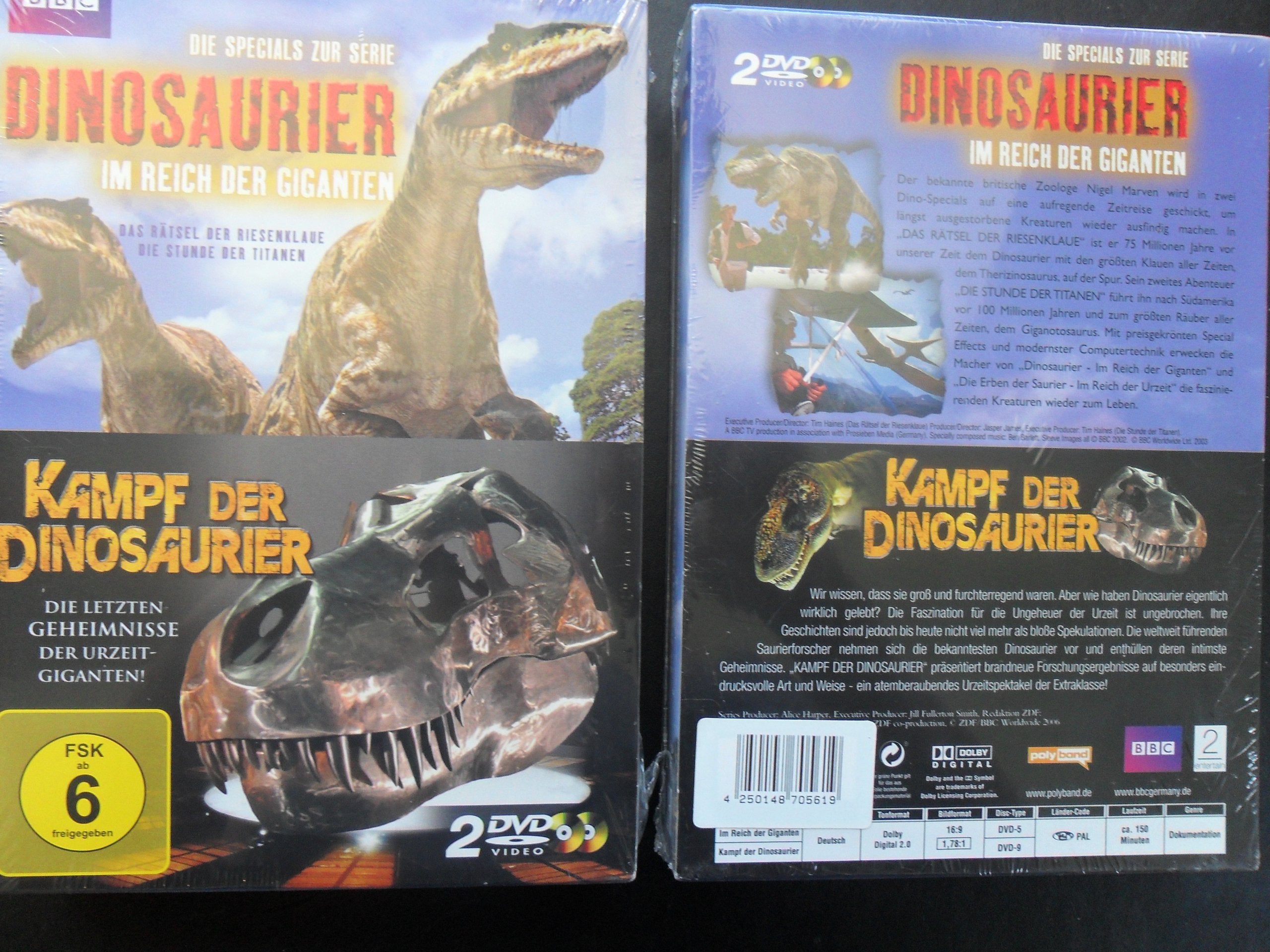Kampf der Dinosaurier - Die Specials zur Serie Dinosaurier Im Reich der Giganten - 2 DVD Films