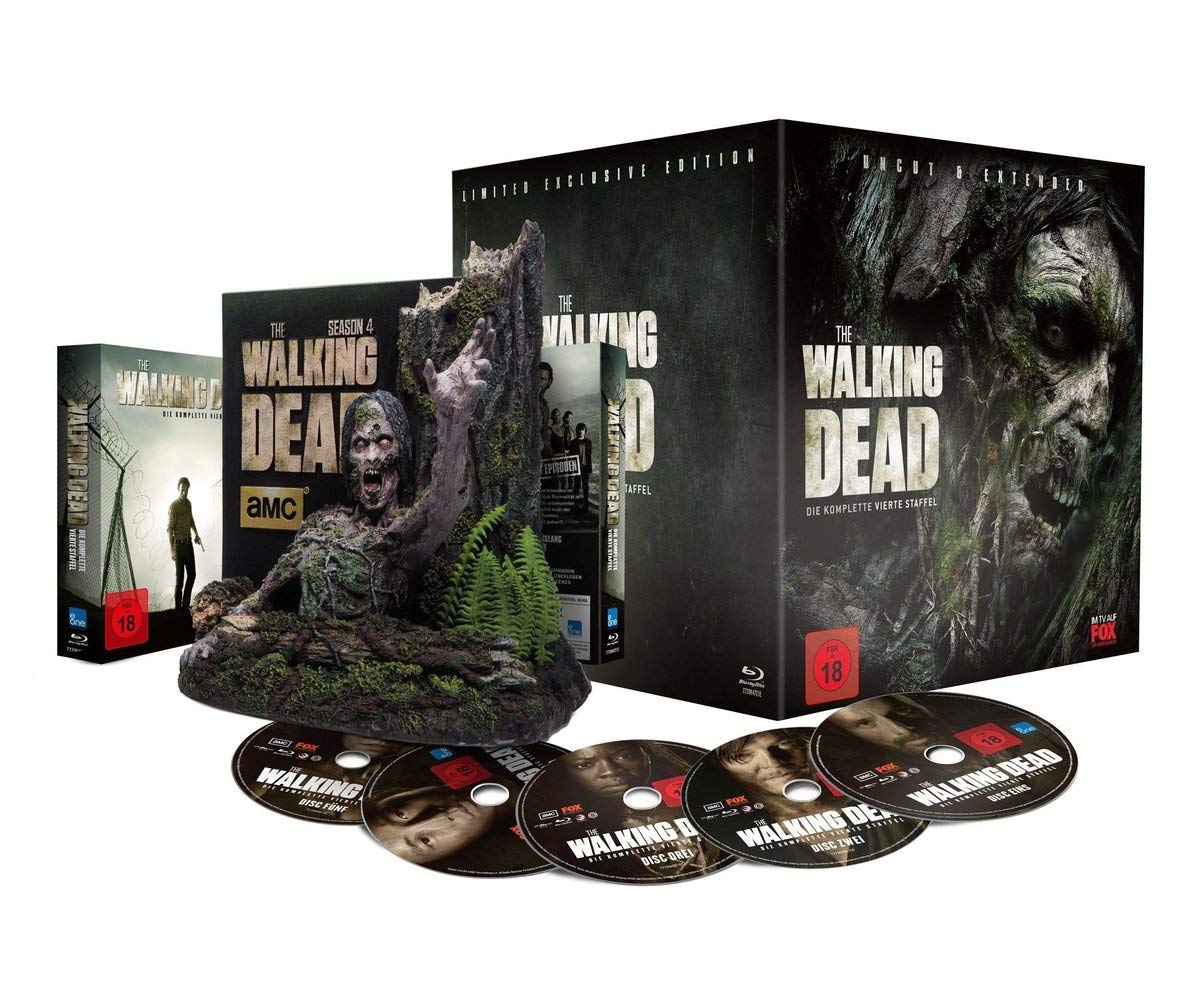 The Walking Dead - Die komplette vierte Staffel - UNCUT & EXTENDED - Tree-Walker Box - limitiert Box sets