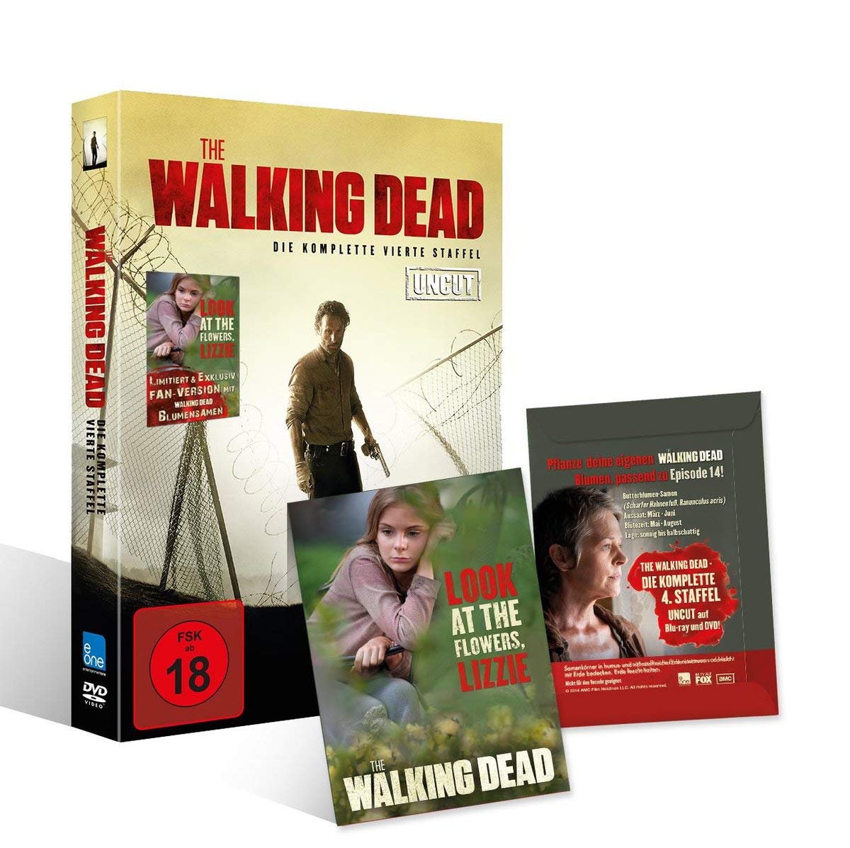 The Walking Dead - Die komplette vierte Staffel - UNCUT - Flower Fan-Version - limitiert Box sets