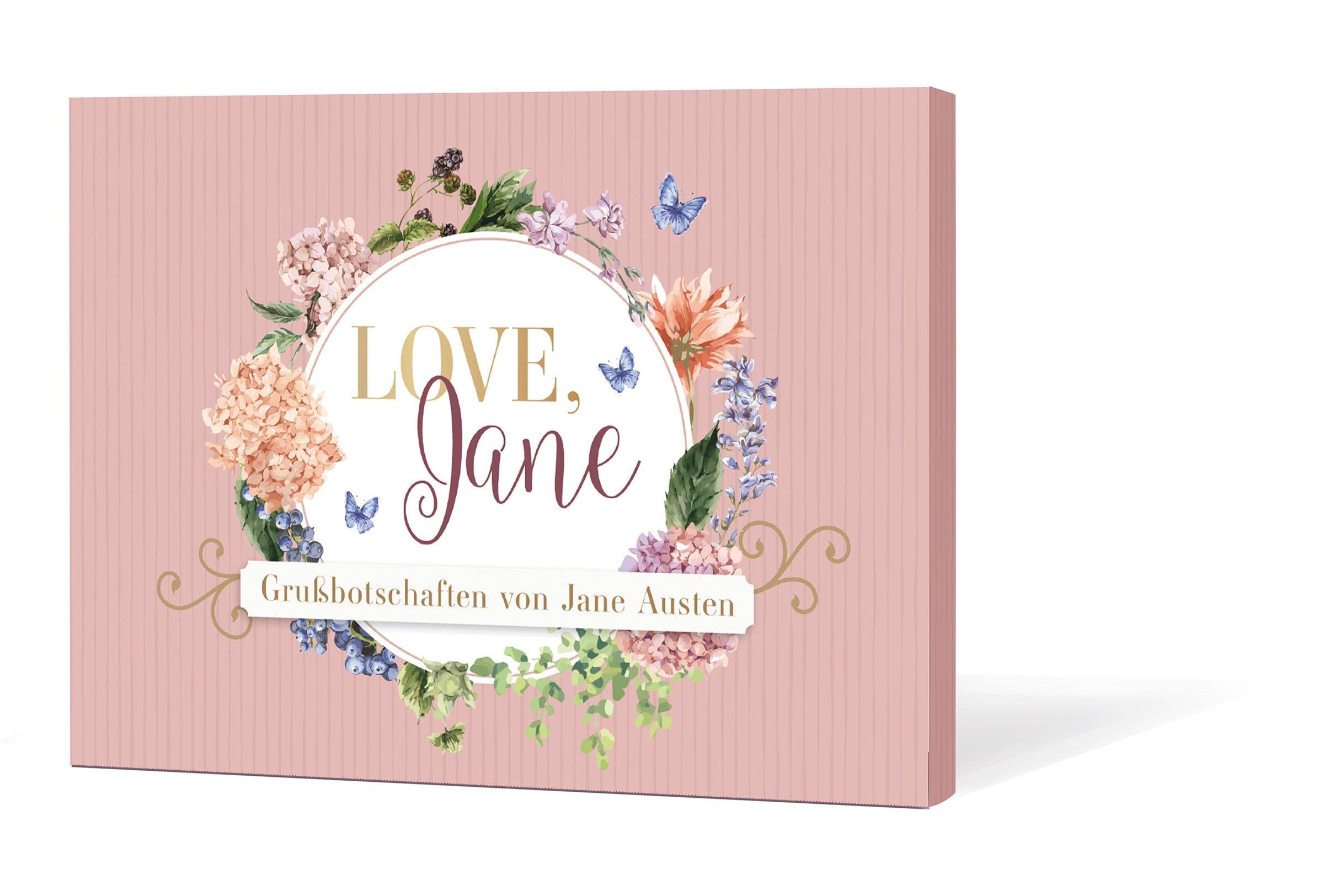 Love, Jane: 12 Grußbotschaften von Jane Austen (Jane Austen Geschenke) Living & Furnishing