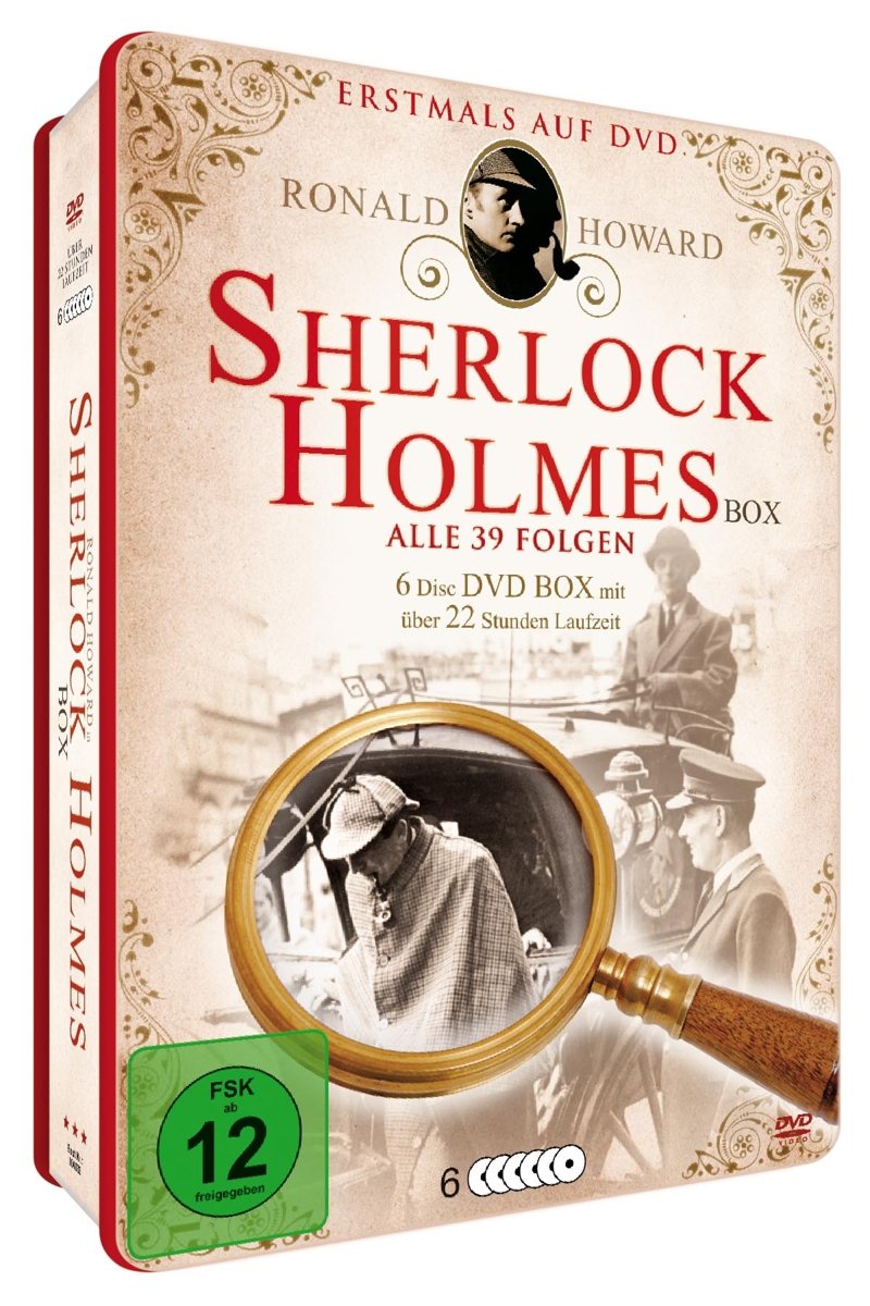 Sherlock Holmes Deluxe-Metallbox (6 DVDS) Box sets