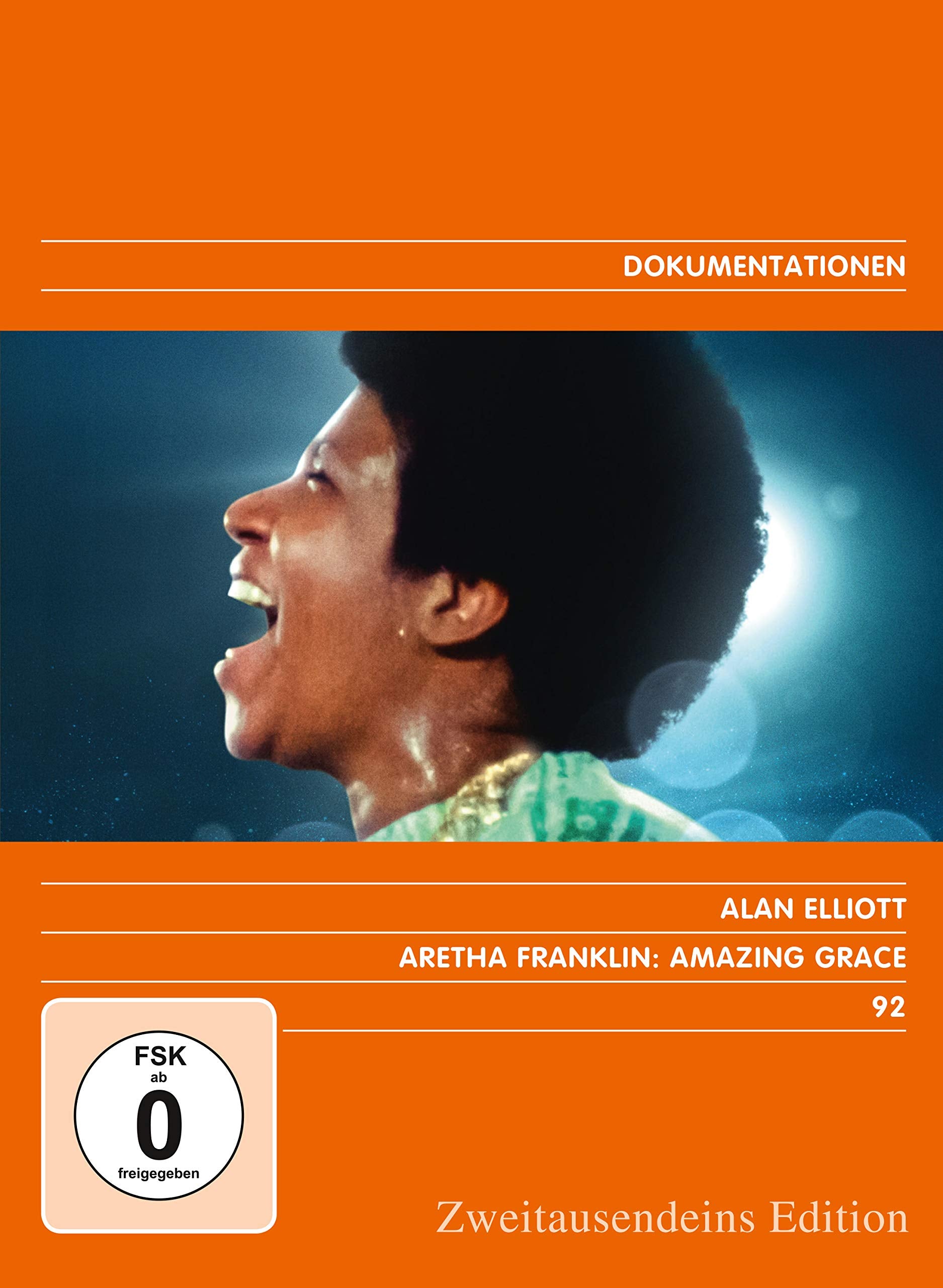 Aretha Franklin: Amazing Grace: Zweitausendeins Edition Dokumentation 92 Movies
