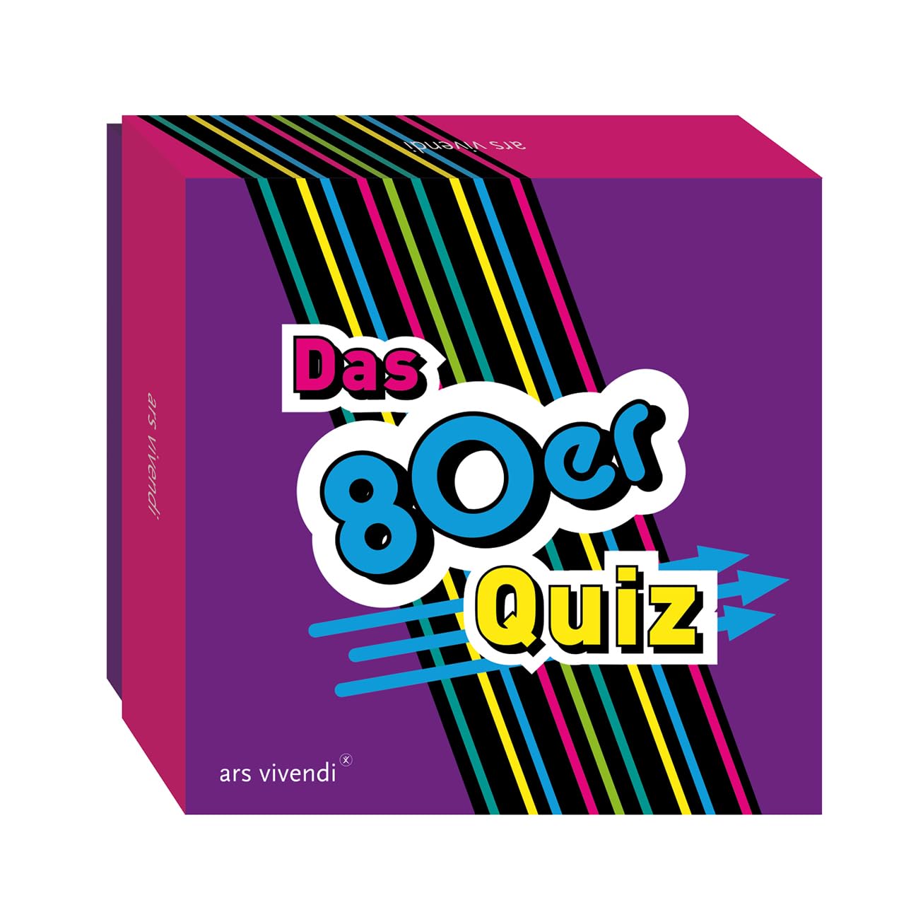 80er-Jahre Quiz – Gesellschaftsspiel für Erwachsene mit 66 Karten | Retro-Fragespiel rund um Popkultur, Filme, Musik & Allgemeinwissen | Partyspiel & Geschenkidee vom ars vivendi Verlag Sheet Music