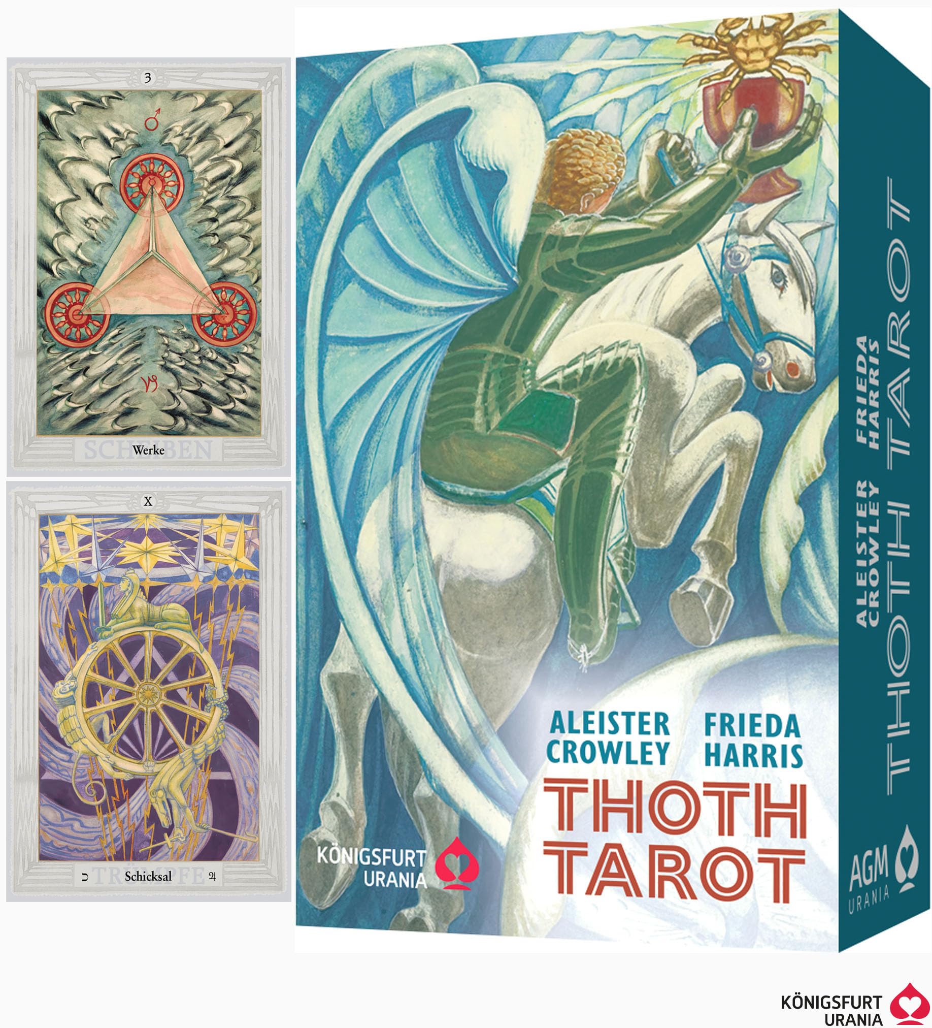Aleister Crowley Thoth Tarot (Deluxe Ausgabe, Deutsch, DE) Religion & Esotericism