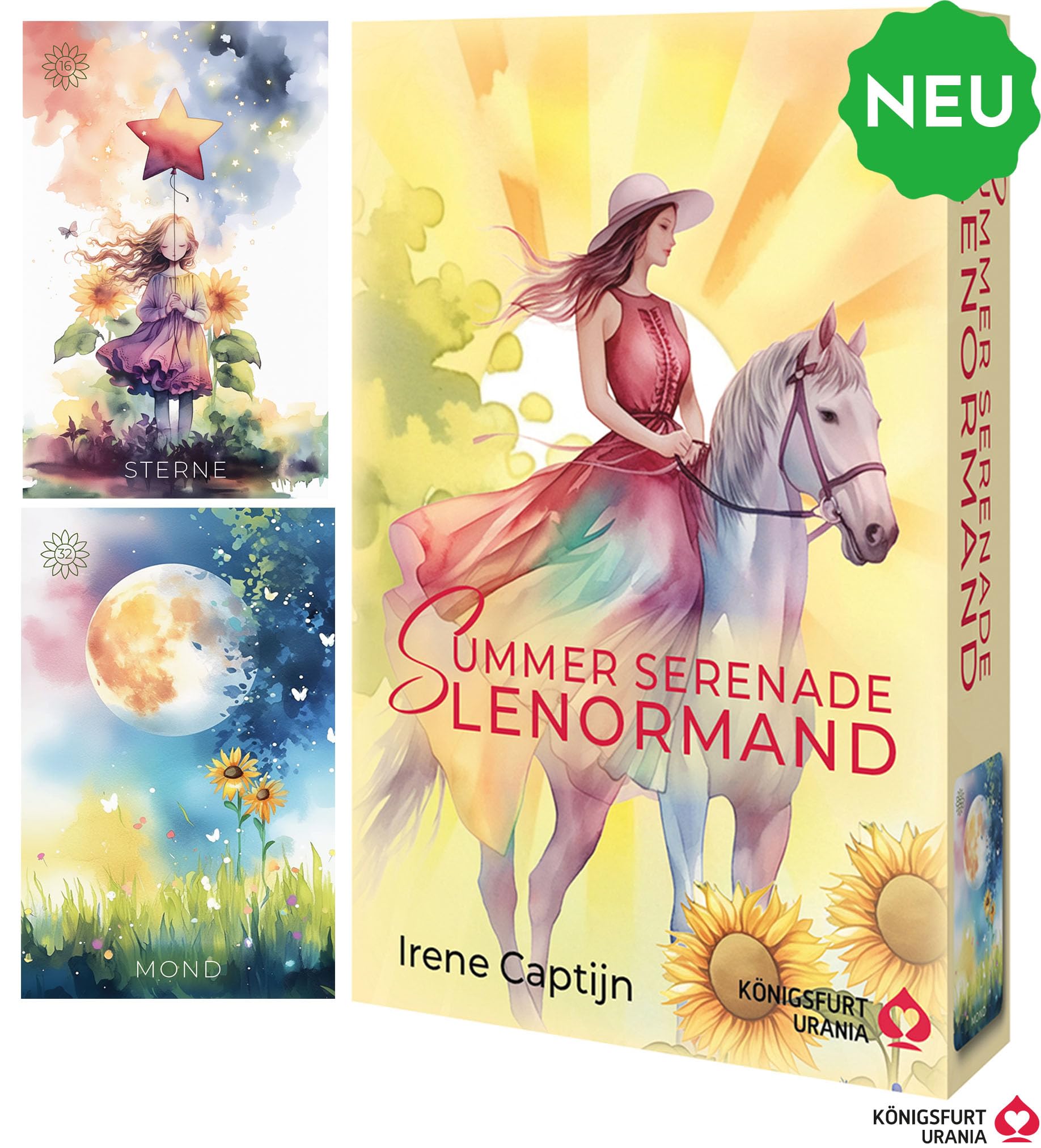 Summer Serenade Lenormand - 38 Lenormand-Karten und Booklet (DE) Religion & Esotericism