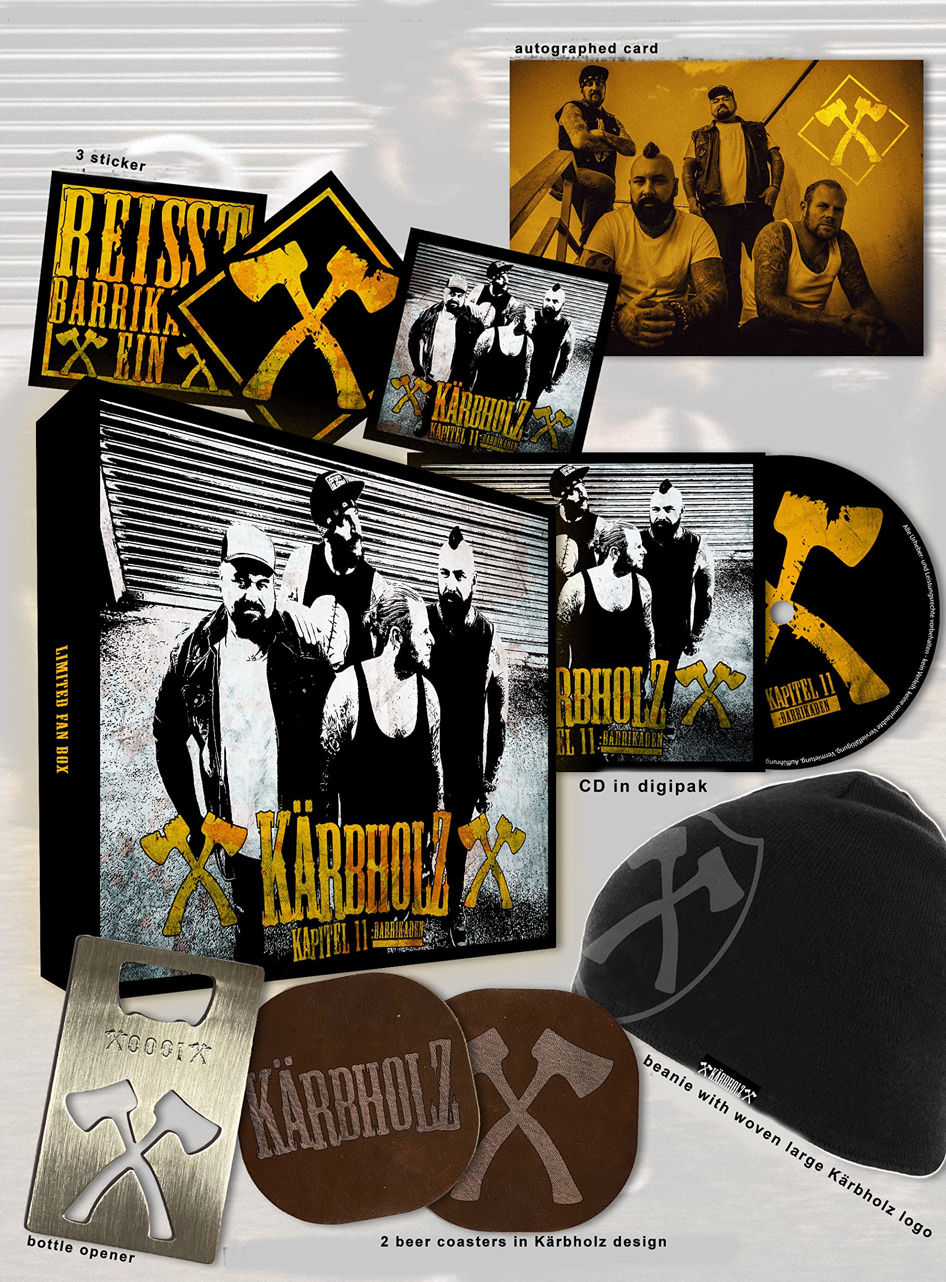 Kapitel 11: Barrikaden (Ltd. Fanbox/CD+Beanie+Flaschenöffner) Rock