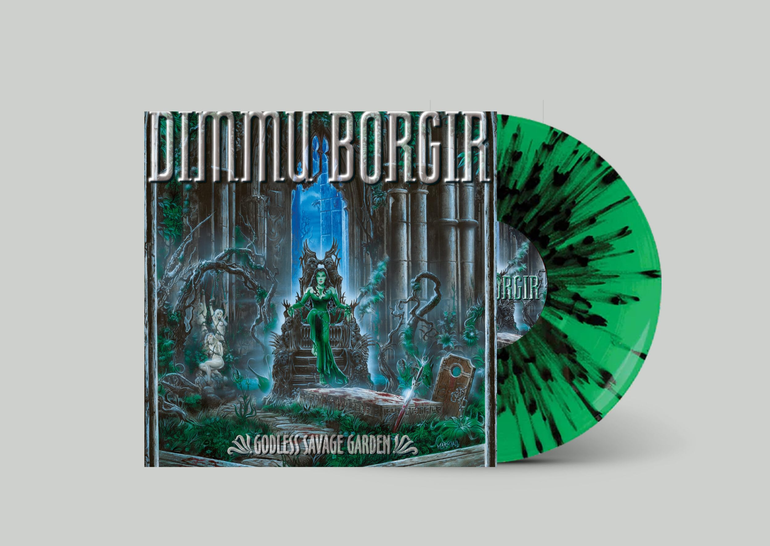 Godless Savage Garden /Ltd.Lp Black Green Splatter Metal & Hardrock