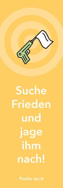 Jahreslosung 2019 - Lesezeichen 10Er-Serie. Suche Frieden Und Jage Ihm Nach! Psalm 34,15 Living & Furnishing