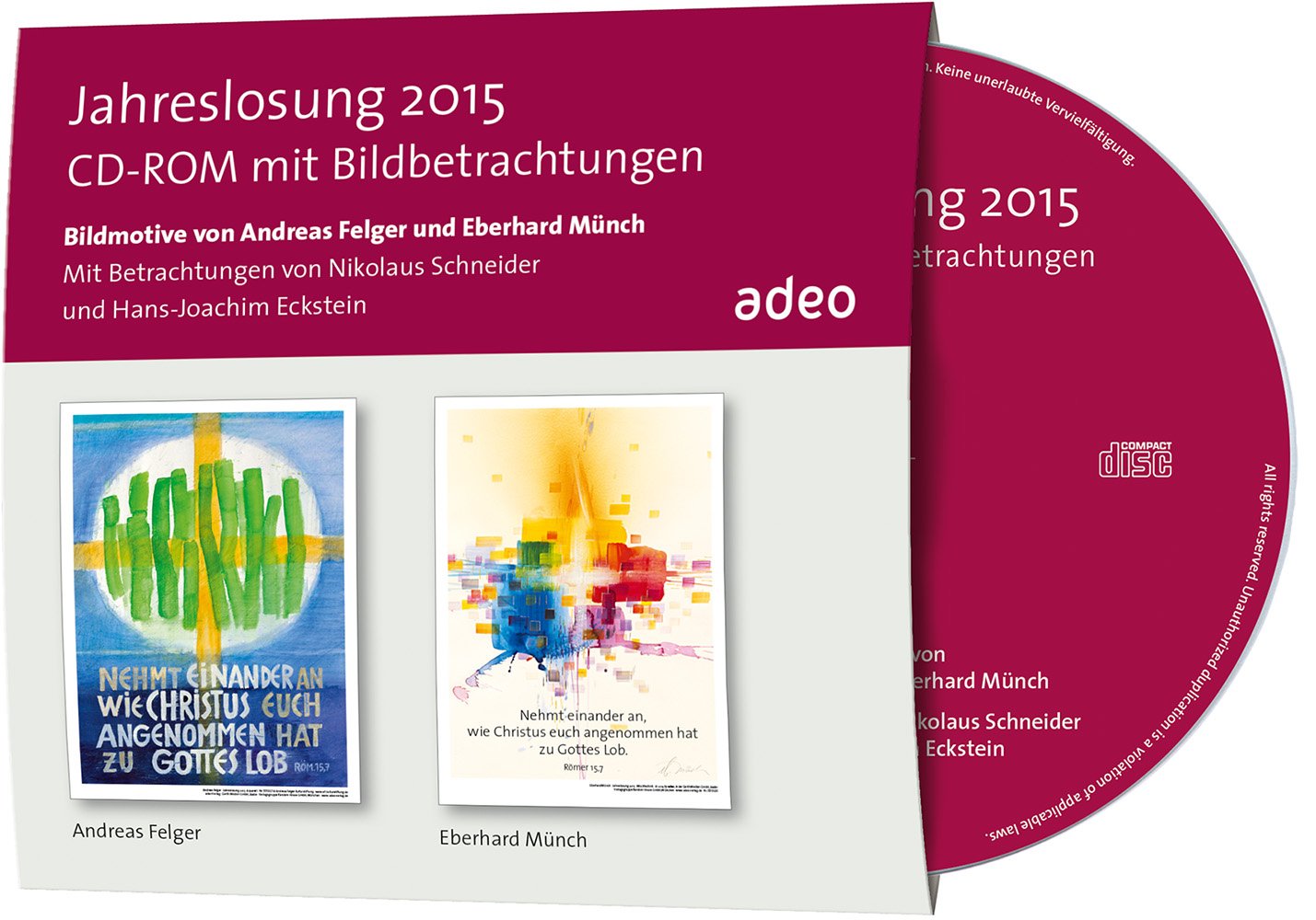 Jahreslosung 2015: CD-ROM mit Bildbetrachtungen zu zwei Motiven Books