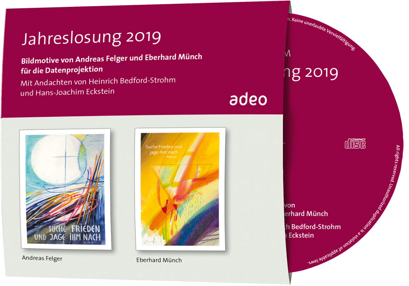 CD-ROM mit Bildbetrachtung - Jahreslosung 2019 Religion & Esotericism