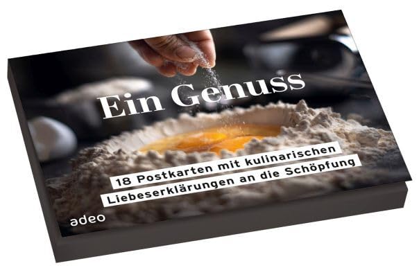 Ein Genuss - Postkartenset: 18 Postkarten mit kulinarischen Liebeserklärungen an die Schöpfung Posters