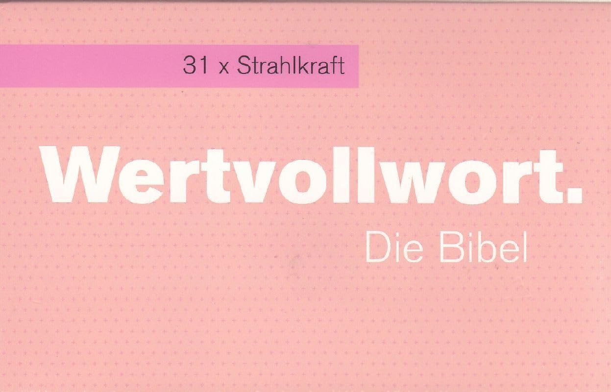 Wertvollwort. Die Bibel - 31 x Strahlkraft book