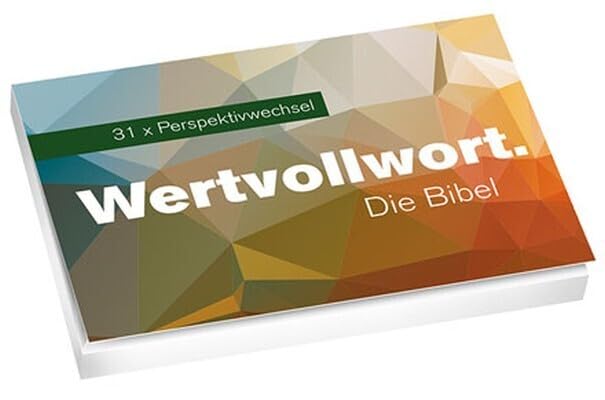 Wertvollwort. Die Bibel - Textkarten: 31x Perspektivwechsel Film, Art & Culture