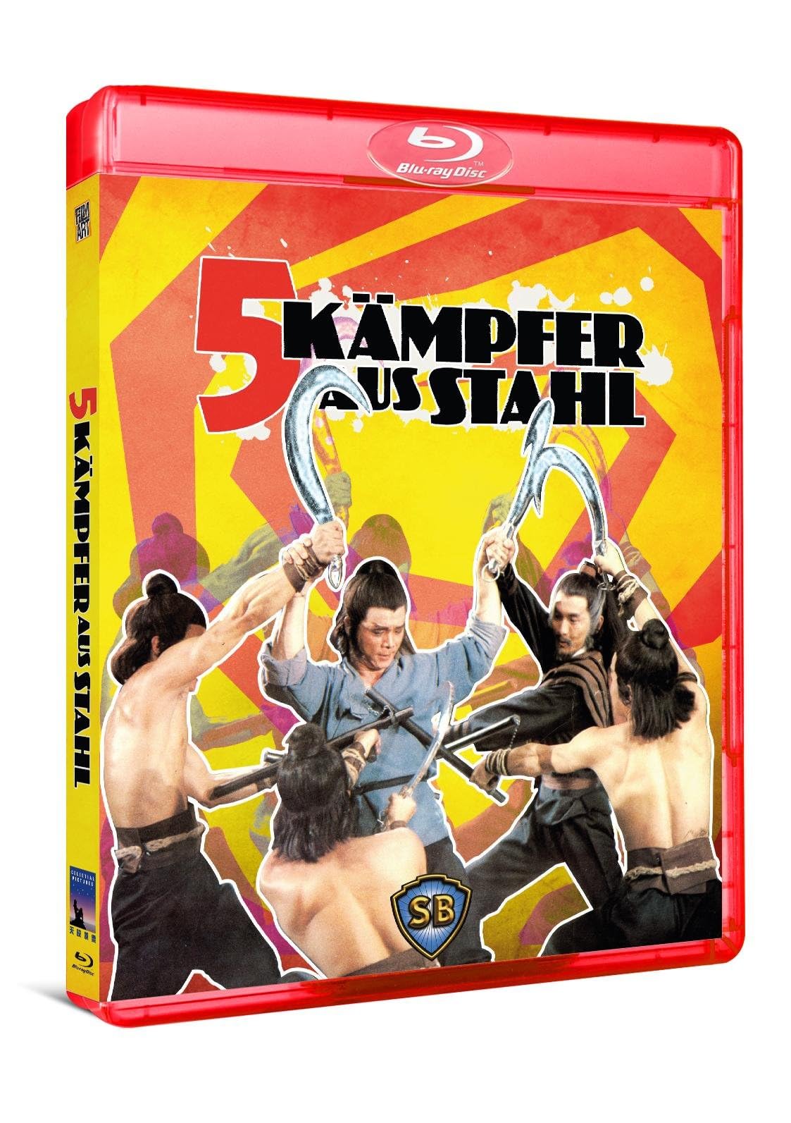 5 Kämpfer aus Stahl (Blu-Ray) Keep Case Edition - Uncut! - Regie: Chang Cheh - Limited Edition 1000 Stück Films