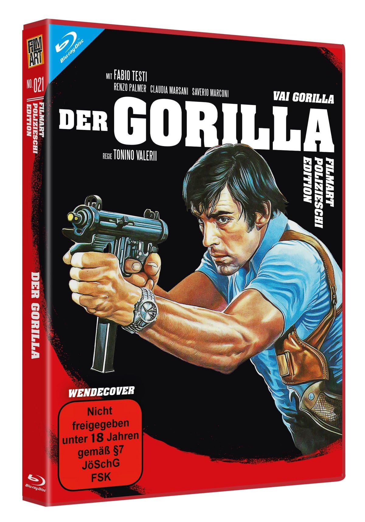 Der Gorilla (1975) - Blu-ray Weltpremiere - UNCUT - FILMART POLIZIESCHI EDITION NR.021 - Mit Fabio Testi Movies