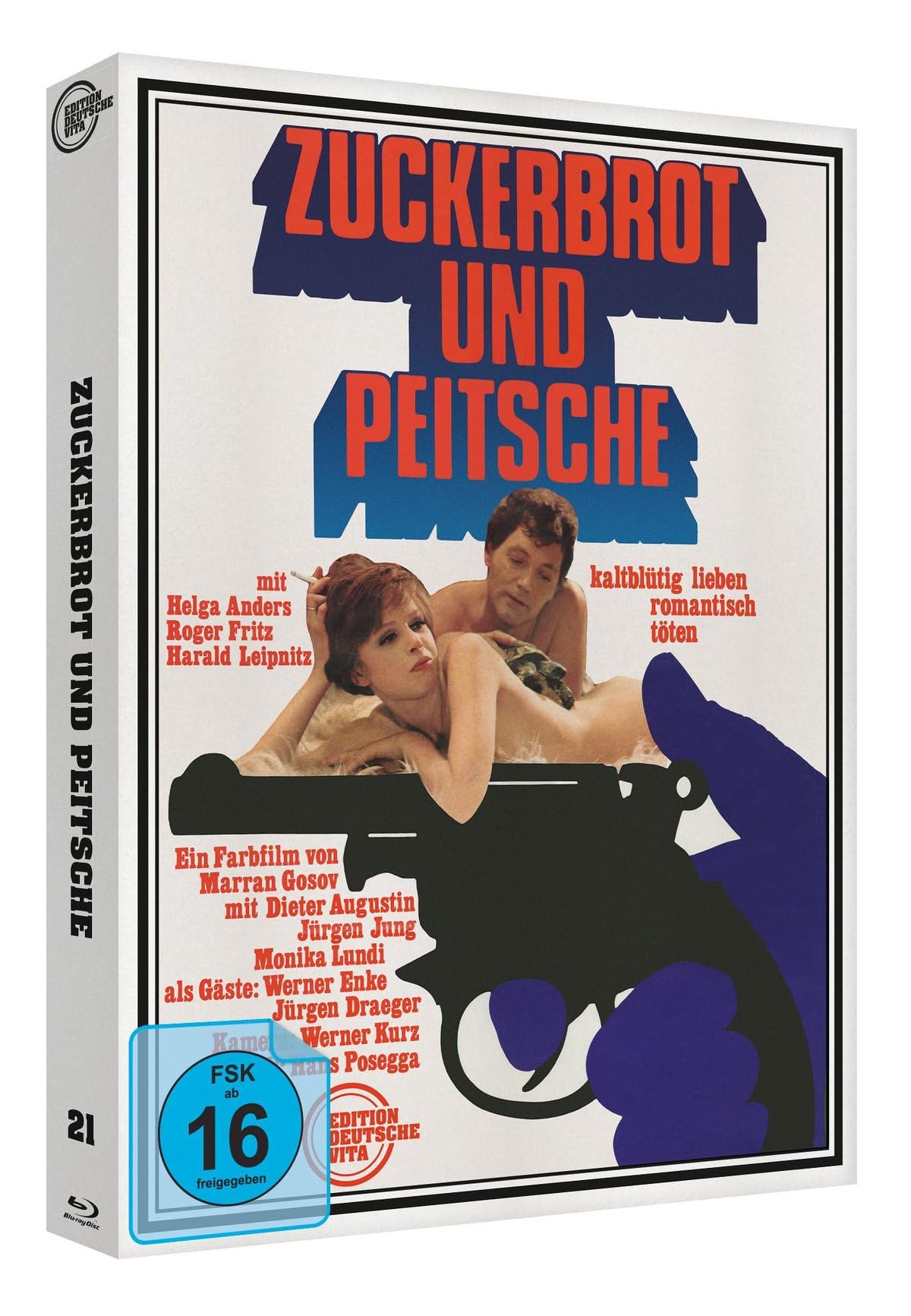 Zuckerbrot und Peitsche (1968) - Blu-ray Weltpremiere - EDITION DEUTSCHE VITA # 21 - Mit Helga Anders, Roger Fritz und Harald Leipnitz - Limited Ed. 1000 Stück Movies