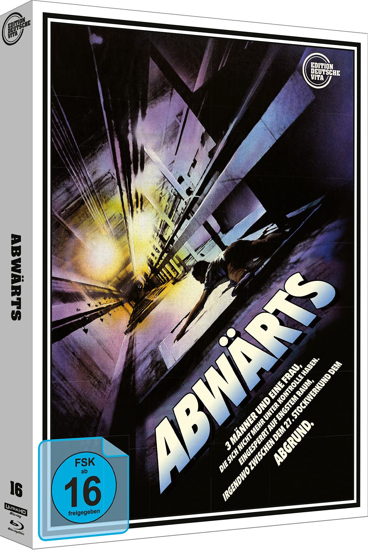 Abwärts - Cover B - Limited Edition auf 1000 Stück - EDITION DEUTSCHE VITA (4K Ultra-HD) (+ Blu-ray 2D) Movies