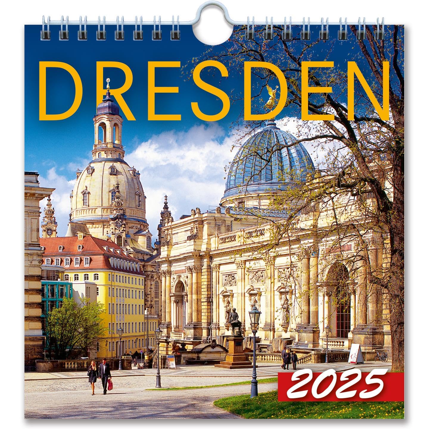 Kalender Dresden 2026: 13,5x14 cm - Tischkalender book