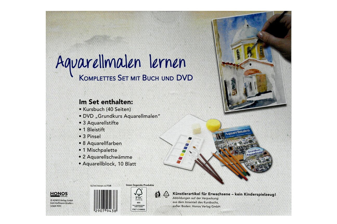 Aquarellmalen lernen: Komplettes Set mit Buch & DVD Hobbies & Crafts