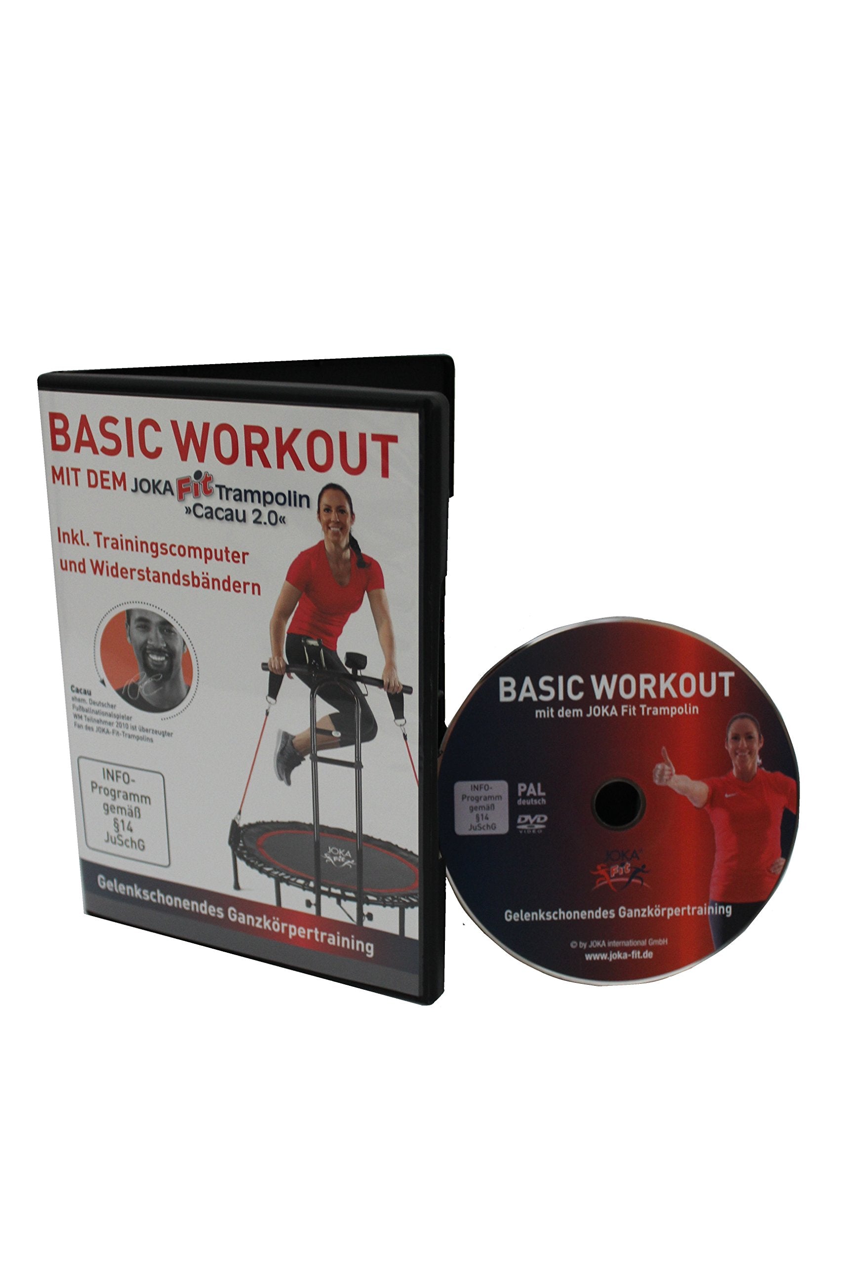 Trainings-DVD, deutsch für Fitnesstrampoline von JOKA FIT, Basic Workout, 16765 Films