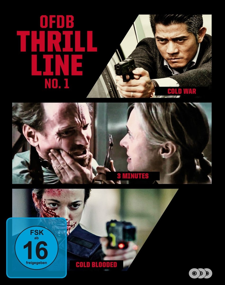 OFDb Thrill Line No. 1 - 3 Minutes/Cold Blooded/Cold War (3 BDs) Films