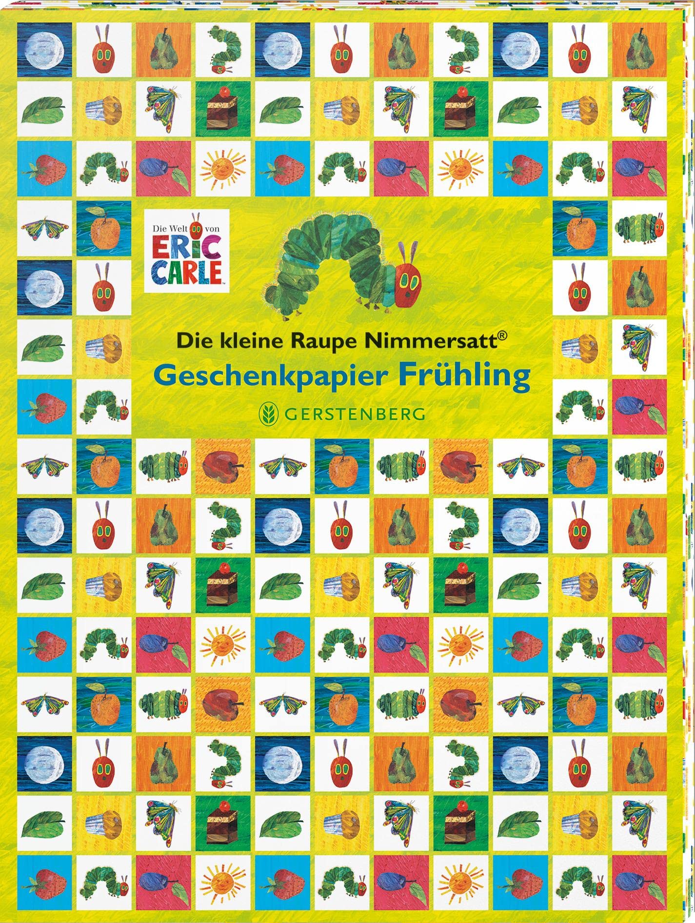 Die kleine Raupe Nimmersatt Geschenkpapier-Heft Frühling Living & Furnishing