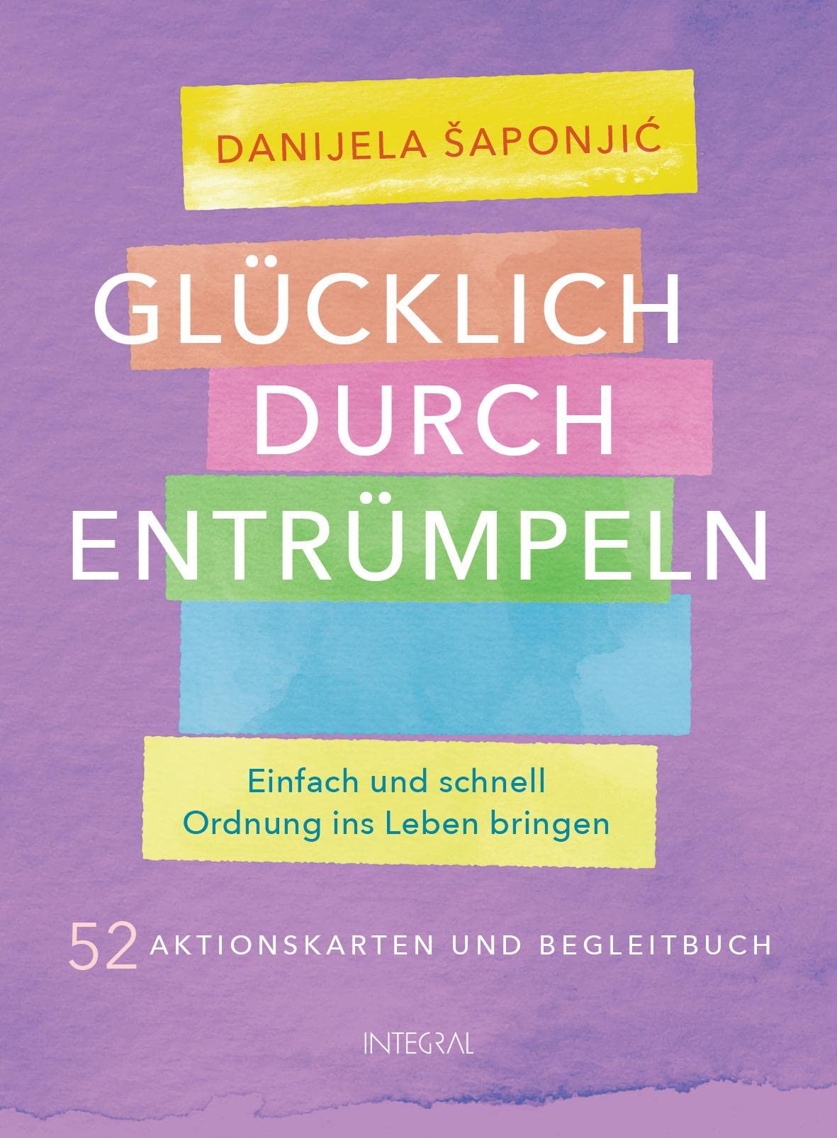 Glücklich durch Entrümpeln: Einfach und schnell Ordnung ins Leben bringen. - 52 Aktionskarten und Begleitbuch Religion & Esotericism