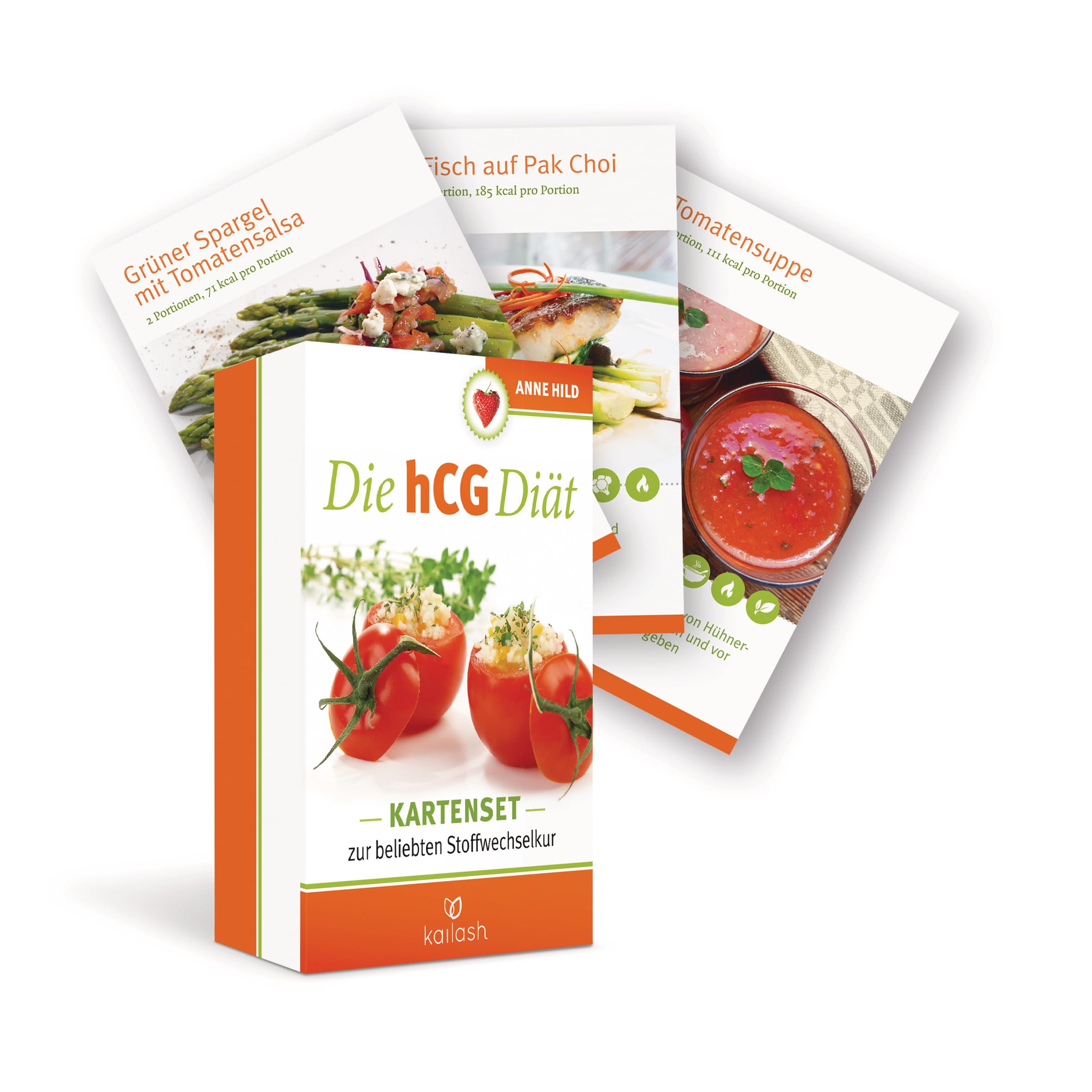 Die hCG Diät - Das Kartenset: Ausgewählte Rezepte der beliebten Stoffwechselkur Health, Nutrition & Fitness