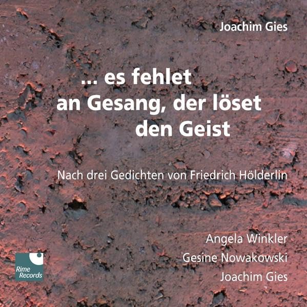...es fehlet an Gesang, der löset den Geist: Nach Gedichten von Friedrich Hölderlin Arts & Music