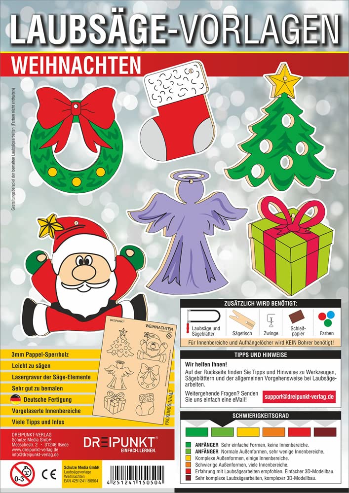 Laubsägevorlage Weihnachten book