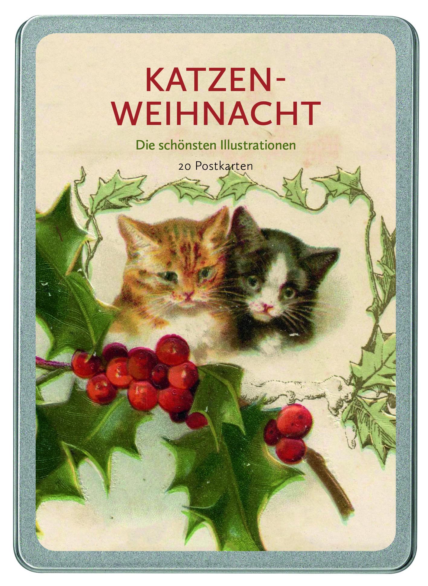 Katzen-Weihnacht: Die schönsten Illustrationen Posters